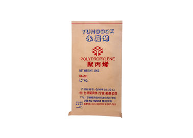 Porcellana Borsa di plastica della carta kraft del sacco di carta della saldatura a caldo con il materiale del tessuto dei pp fornitore