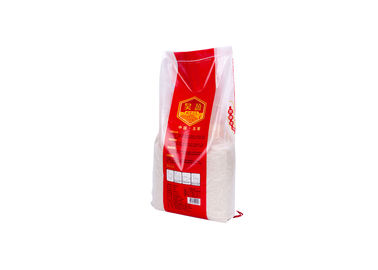 Porcellana Il riso di plastica flessibile Packging insacca le borse tessute pp della laminazione di Bopp con il foro della perdita fornitore