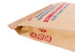 Singolo/sacco di carta cucito doppio del cemento del laminato plastico, sacchi di carta della saldatura a caldo fornitore