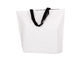 Le borse non tessute laminate del polipropilene, bianco riciclano i sacchetti della spesa stampati abitudine fornitore