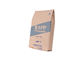 Composti di plastica tessuti pp stanno sui sacchetti dell'alimento, sacchi di carta su ordinazione di marrone/bianchi Kraft fornitore