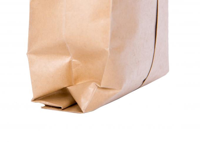 Le borse di carta dell'alimento allineate stagnola, Eco amichevole riciclano l'imballaggio per alimenti delle borse dell'alluminio