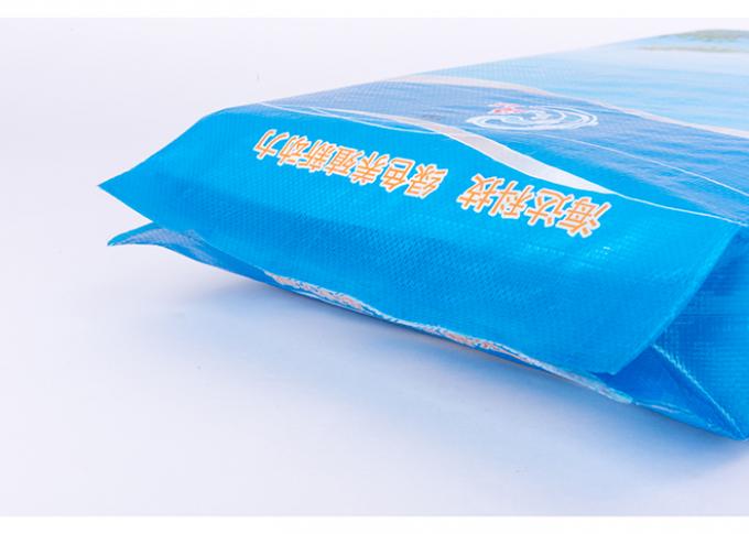 Borse tessute pp stampate dell'alimentazione animale per l'imballaggio della farina/seme/fertilizzante/alimentazione