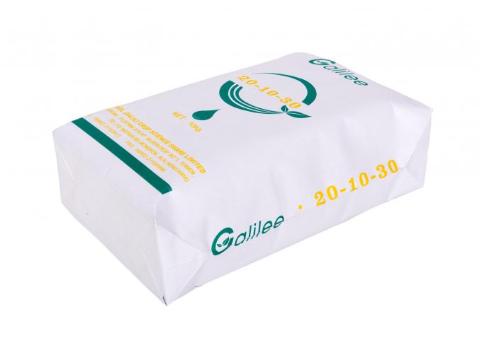 La valvola tessuta stampata della carta kraft Ha sigillato le borse per fertilizzante/cemento d'imballaggio/industria chimica