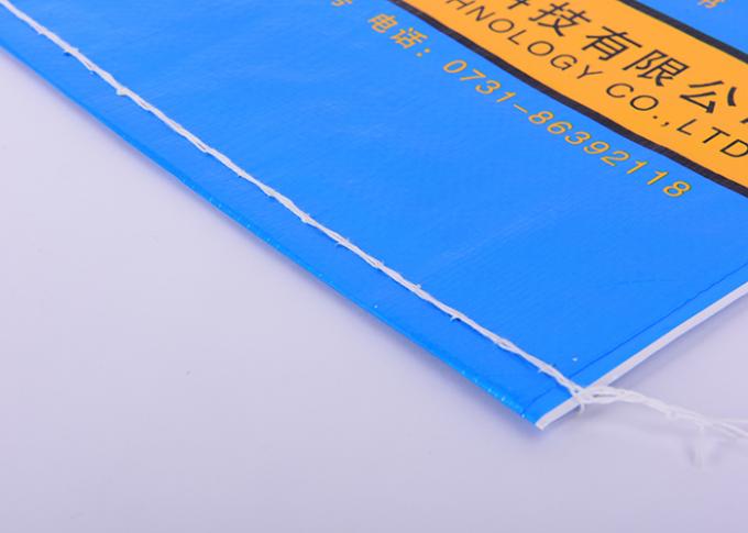 Borse laterali dell'imballaggio del cemento stampate Costom del rinforzo con il fondo di cucito del filo