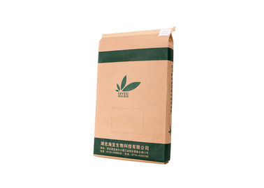 Porcellana La carta kraft Ha laminato le borse tessute pp del commestibile per farina/prodotto chimico d'imballaggio della polvere fornitore
