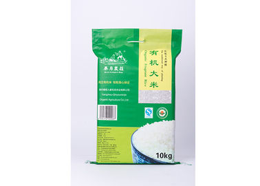 Porcellana Borse d'imballaggio del riso sicuro con il materiale 10kg 58 cm * dimensione della maniglia pp Bopp di 36 cm fornitore