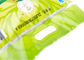 Sacchetti di plastica tagliati amichevoli della maniglia del commestibile di Eco, forza ad alta resistenza delle borse di plastica di imballaggio per alimenti fornitore