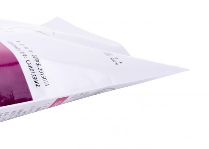 Sacco di carta di plastica composito tessuto pp per l'imballaggio dei cereali/di agricoltura