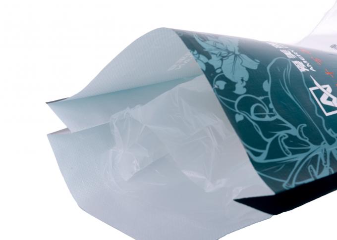 Le borse stampate abitudine d'imballaggio del materiale da costruzione riciclano il sacco tessuto pp con il fondo della termosaldatura
