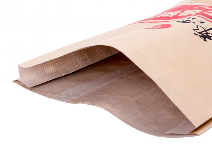 BOPP riciclato/pp ha laminato le borse di carta del commestibile del mestiere per l'imballaggio per alimenti 70 - 160gsm