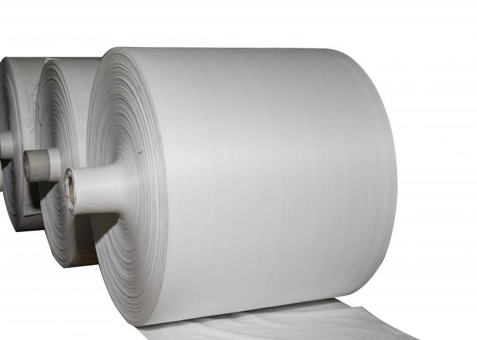 Strappo ad alta resistenza riciclato stampato di forza del tessuto dei pp larghezze resistente di 30 - le 80 cm