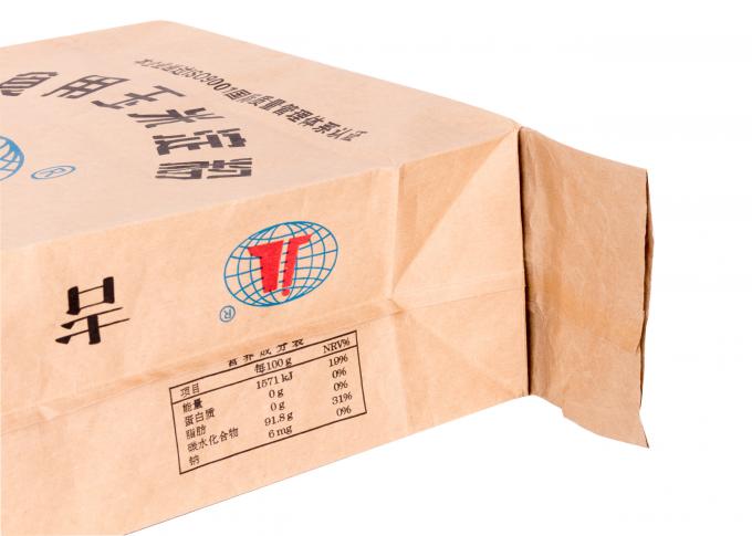 Borse sigillate valvola del fondo del blocco laminate pp per l'imballaggio del riso/prodotto chimico/alimentazione